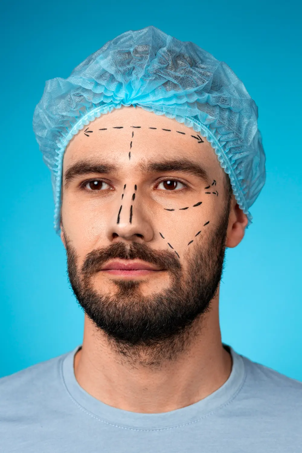 hombre Blefaroplastia