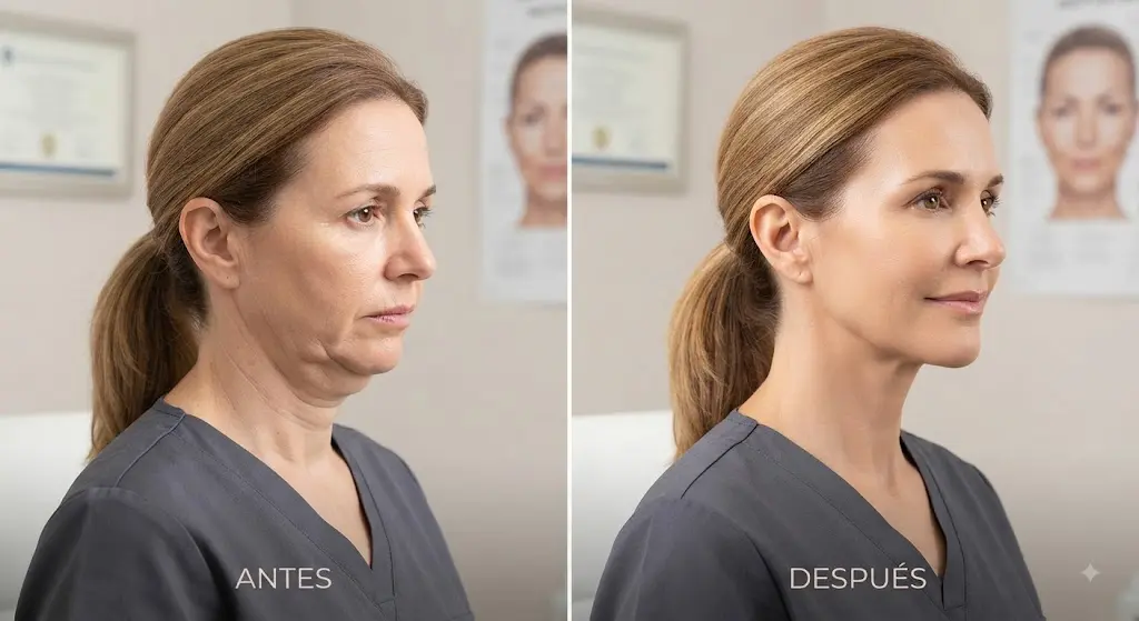 Solución a la papada por flacidez cutánea: Más allá de la liposucción reducción de papada sin liposupción